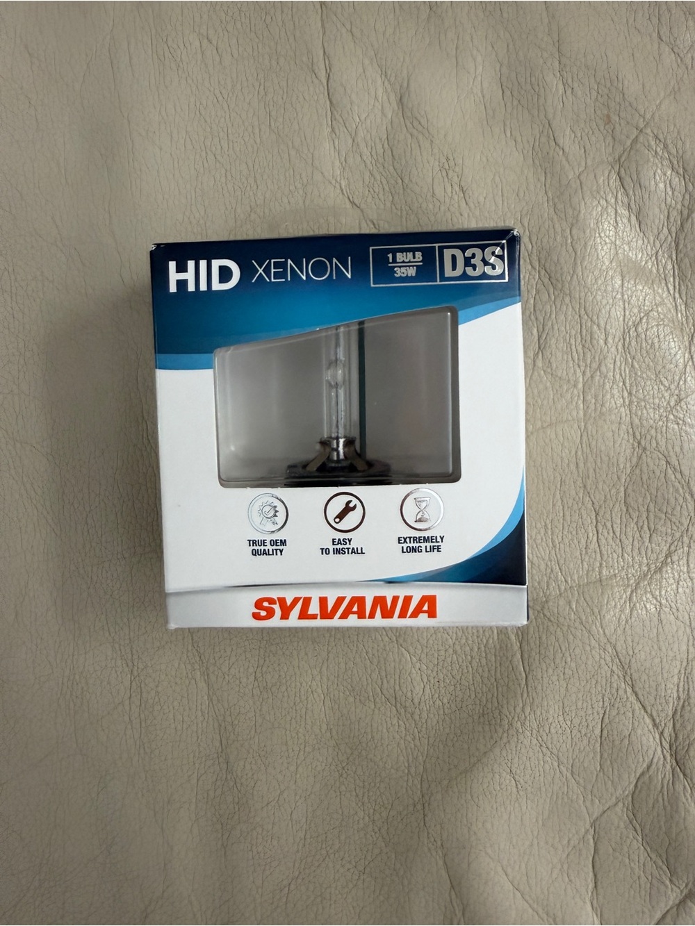 Sylvania HID Xenon D3S 35W Bulb - White/Blue Packaging
